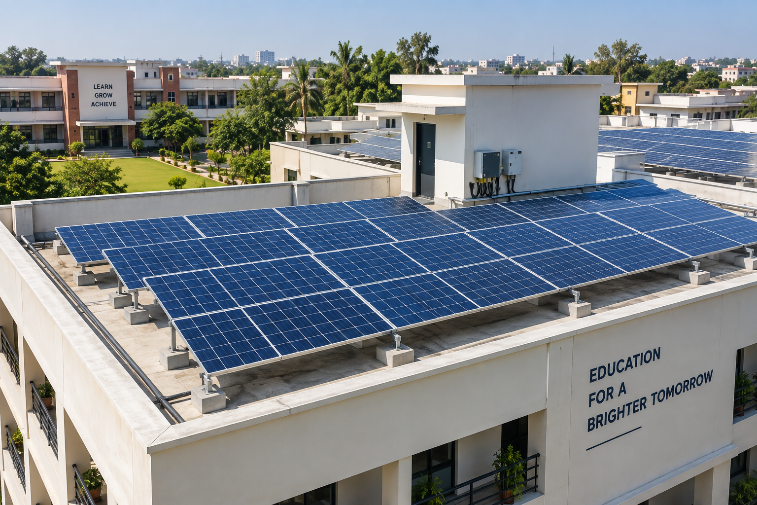 Institutional Rooftop Solar Installation